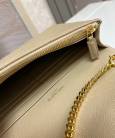 Клатч Saint Laurent Monogram Envelope Chain Wallet Biege